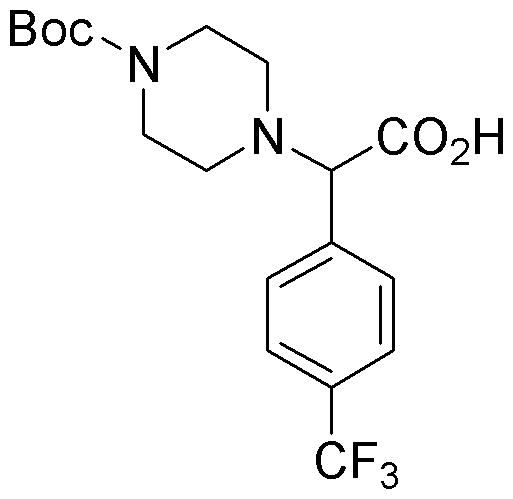 2-(4-Boc-piperazinyl)-2-(4-trifluoromethylphenyl)acetic acid
