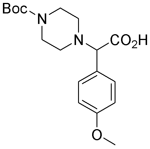 2-(4-Boc-piperazinyl)-2-(4-methoxyphenyl)acetic acid