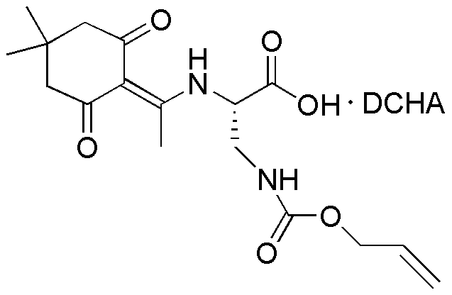 Nα-(4,4-Dimethyl-2,6-dioxocyclohex-1-ylidene)ethyl-Nβ-allyloxycarbonyl-L-2,3-diamino-propionic acid dicyclohexylammonium salt