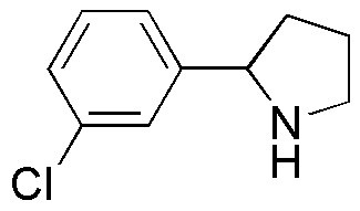 2-(3-Chlorophenyl)pyrrolidine
