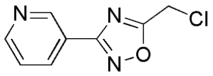 3-(5-chlorométhyl-[1,2,4]oxadiazol-3-yl)pyridine