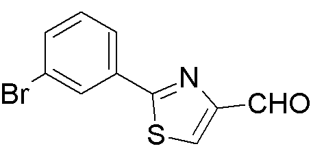 2-(3-Bromophenyl)thiazole-4-carbaldehyde