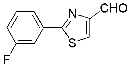 2-(3-fluorophényl)thiazole-4-carbaldéhyde