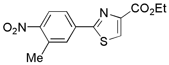 2-(3-Methyl-4-nitrophenyl)thiazole-4-carboxylic acid ethyl ester