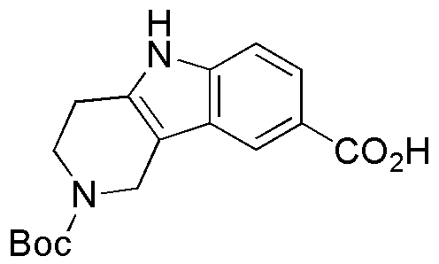 1,3,4,5-Tetrahydropyrido[4,3-b]indole-2,8-dicarboxylic acid 2-tert-butyl ester