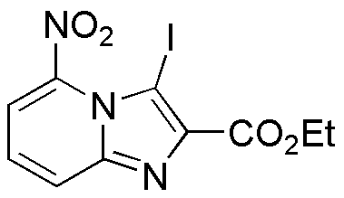 3-Iodo-5-nitro-imidazo[1,2-a]pyridine-2-carboxylic acid ethyl ester