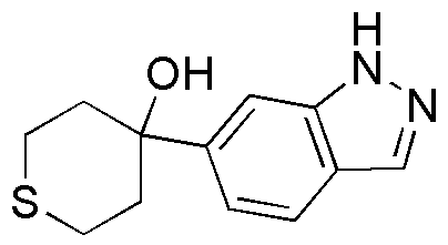 4-(1H-Indazol-6-yl)tetrahydrothiopyran-4-ol