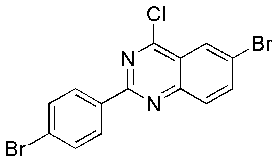 6-Bromo-2-(4-bromophenyl)-4-chloro-quinazoline