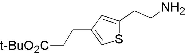 Tert-Butyl 3-[5-(2-amino-ethyl)thiophen-3-yl]propionate