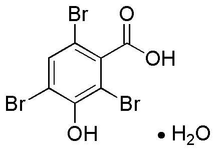 3-Hydroxy-2,4,6-tribromobenzoic acid monohydrate