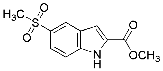 Methyl 5-(methylsulfonyl)-1H-indole-2-carboxylate