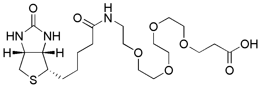 15-[D(+)-Biotinylamino]-4,7,10,13-tetraoxapentadecanoic acid