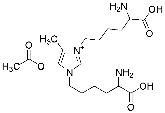 1,3-Bis(5-amino-5-carboxypentyl)-4-methyl-3H-imidazolium acetate