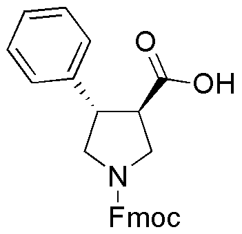 Racemic Fmoc-trans-4-phenyl-pyrrolidine-3-carboxylic acid