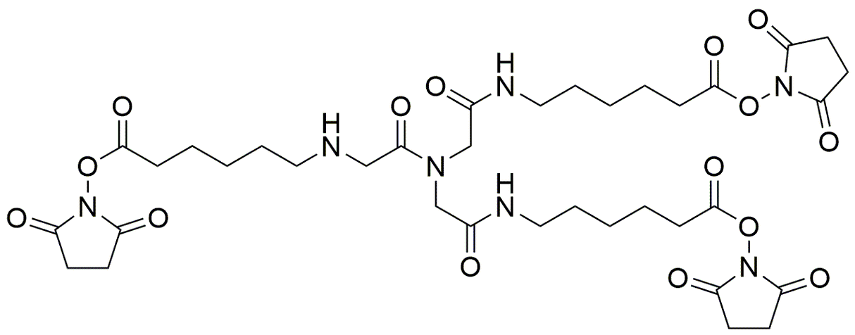Tris-succinimidyl (6-aminocaproyl)aminotriacétate