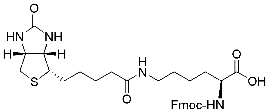 α-Fmoc-L-Lys((+)-Biotinyl-ε-aminocaproyl)-OH