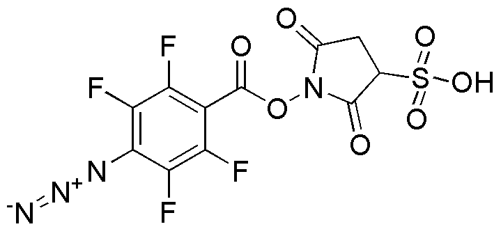 Sulfosuccinimidilo-4-azido-2,3,5,6-tetrafluorobenzoato