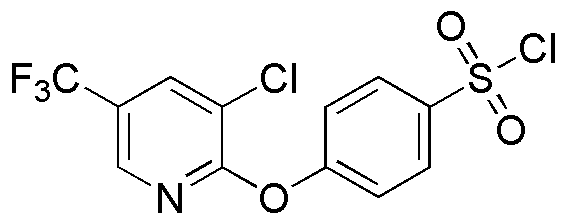 4-([3-Chloro-5-(trifluoromethyl)-2-pyridinyl]oxy)benzenesulfonyl chloride