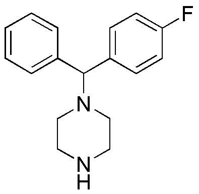 1-(4-Fluoro-α-phenylbenzyl)piperazine