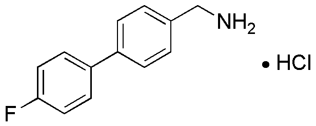 [4-(4-Fluorophenyl)phenyl]methylamine hydrochloride