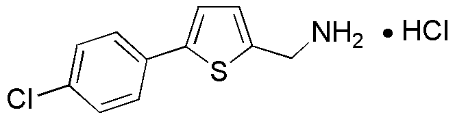 Clorhidrato de [5-(4-clorofenil)-2-tienil]metilamina