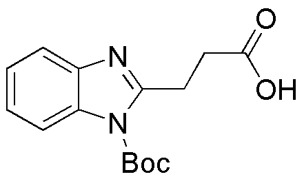 3-(1-(Tert-Butoxycarbonyl)-1H-Benzo[D]Imidazol-2-Yl)Propanoic Acid