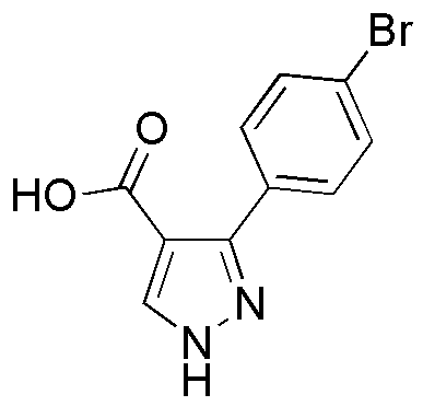 3-(4-Bromophenyl)-1H-pyrazole-4-carboxylic acid