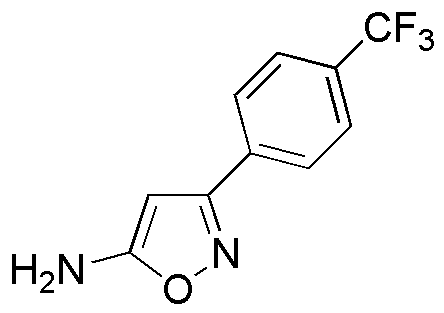 3-(4-(Trifluoromethyl)phenyl)isoxazol-5-amine