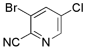 3-Bromo-2-ciano-5-cloropiridina