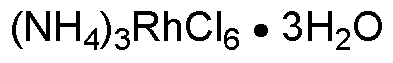 Ammonium hexachlororhodate(III) trihydrate