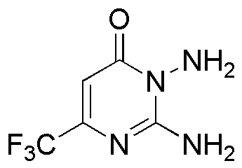 2,3-Diamino-6-(trifluoromethyl)-4(3H)-pyrimidinone