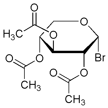 1-Bromo-2,3,4-tri-O-acetil-aD-xilopiranósido, estabilizado con 2,5 % de CaCO3