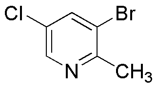 3-Bromo-5-chloro-2-methylpyridine