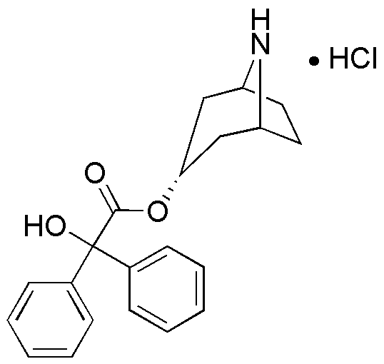 α-Hydroxy-α-phenylbenzeneacetic acid (3-endo)-8-azabicyclo[3.2.1]oct-3-yl ester hydrochloride