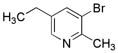 3-Bromo-5-ethyl-2-methylpyridine