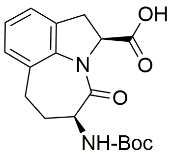 Boc-(2S,5S-5-amino-1,2,4,5,6,7-hexahydroazepino[3,2,1-Hi]indole-4-one-2-carboxylic acid