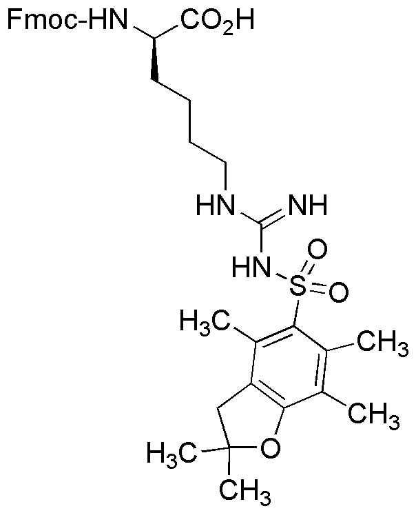 Fmoc-Nw-(2,2,4,6,7-pentamethyl-dihydrobenzofuran-5-sulfonyl)-D-homoarginine