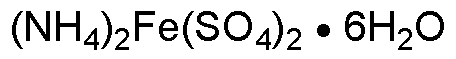 Sulfate d'ammonium et de fer (II) hexahydraté