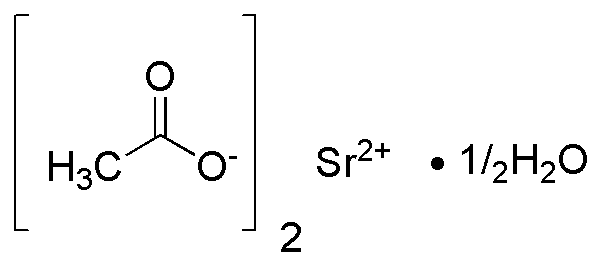 Strontium acetate hemihydrate