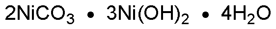 Nickel (II) carbonate basic tetrahydrate