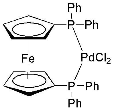 1,1'-Bis(diphenylphosphino)ferrocene-palladium(II) dichloride, Pd &ge; 14.5%