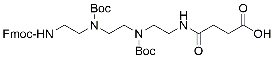 Nα -Fmoc- Nβ ,Nγ -bis-Boc-triethylene tetramine succinamic acid