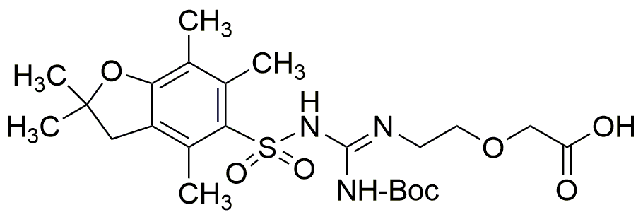 [2-(N'-Boc-N-Pbf-amidino)ethoxy]acetic acid