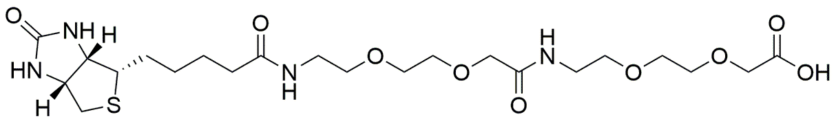 Acide 8-(8-biotinylamino-3,6-dioxa-octanoylamino)-3,6-dioxa-octanoïque
