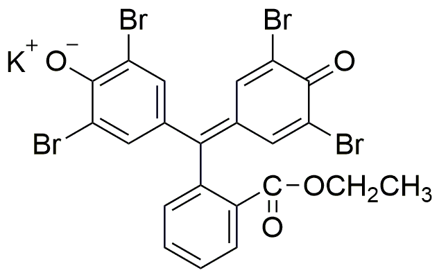 Tetrabromophenolphthalein ethyl ester potassium salt [Sensitive spectrophotometric reagent for amines, quaternary ammonium salts and other cations]