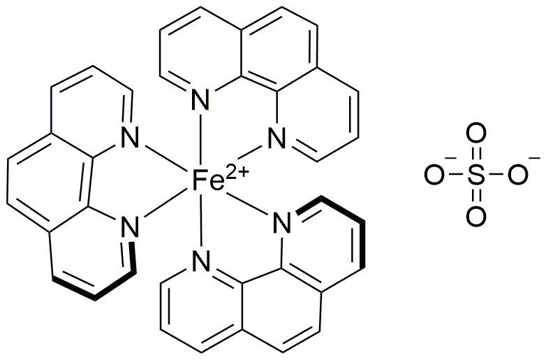 1,10-Phenanthroline iron(II) sulfate complex