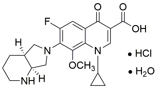 Clorhidrato de moxifloxacino monohidrato