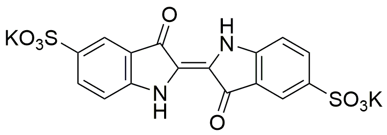 Indigodisulfonic acid dipotassium salt