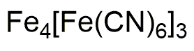 Hexacyanoferrate de fer (III) (II)