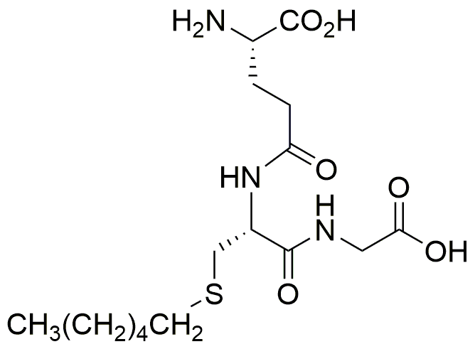 hexyl glutathione L-gamma-Glutamyl-S-hexyl-L-cysteinylglycine | C16H29N3O6S | CID 97536 Glutathione is known as the bodys master antioxidant L-Glutathione oxidized - CAS-Number 27025-41-8